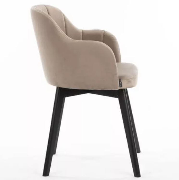 T NIKOL Beige elegant Upholstered indoor chair